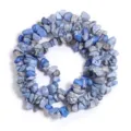 Perle di pietra naturale irregolare blu per braccialetto collana creazione gioielli DIY - 8*5mm (circa 220 pezzi) / Pino Blu Chiaro