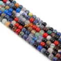 4mm edelstein kristall perlen lose rund halbfertige strang fuer diy schmuck herstellung - 4mm (Ca. 90-95 Stk) / Multi-Edelstein