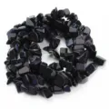 Perline di Pietra di Arenaria Blu Irregolari 8x12mm Forate per Creazione di Gioielli Fai - 8-12mm / Blue Sandstone Chips