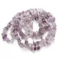 Natural stone chip beads irregular crystal gemstone strands for DIY jewelry making accessories - Purple Fluorite