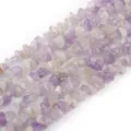 5-8mm irregular natural purple crystal stone chips bead DIY handmade jewelry accessories - Purple Jade