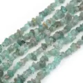 Irregular natural stone chip beads 5-8mm drilled crystal gemstone strands for DIY jewelry making - Ice Apatite Gravel