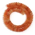 Perline abaco in giada cristallo arancione naturale braccialetto collana accessorio variante. - Design Avventurina Abaco / 150 Pezzi