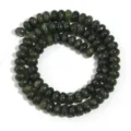 Filo di perline abaco in giada verde naturale per la creazione di gioielli DIY e bracciali. - Design Giada Nanfang Abaco / 150 Pezzi