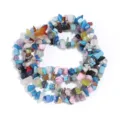 5-8mm Irregular Natural Stone Chip Beads Colorful Crystal DIY Semi-Finished Jewelry Making - Colorful Gravel