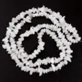 5-8mm irregular natural white crystal stone chips loose beads for DIY jewelry making - White Moonstone Gravel