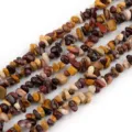 5-8mm Irregular Natural Stone Chip Beads Polychrome Crystal DIY Jewelry Making Accessory - Egg Yolk Jasper