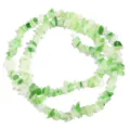 5-8mm irregular natural stone chip beads green crystal semi-finished DIY accessories - Green Agate
