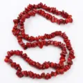 Perline di pietra frantumata corallo rosso irregolare filo accessori per gioielli 8x12mm - 8-12mm / Schegge di Corallo Rosso
