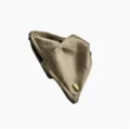 Französische Satin Dreieck Haarklammer elegante Haaraccessoires für Damen modische Dutt Spange - Glänzendes Dreieck Greifer / Hellkaffee