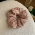 Rosa Wolke Haargummi einfarbig Bubble Haarschmuck weich elastisch Pferdeschwanz Halter für Damen - Klein 12cm / Rosa