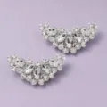 Elegante zilveren strass schoenclips sprankelende kristallen avond bruid schoenen paar - Dagelijkse Woon-werkstijl (SC-J048) / 2-Delige Set