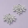 Sprankelende kristallen bloem schoenclips, elegante strass schoendecoraties voor avondfeest. - Atmosferische & Duurzame Stijl (SC-J063) / 2-Delige Set