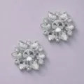 Kristallen bloem schoenclips sprankelende strass schoenhangers voor elegante damesschoenen - Luxueus en Elegant (SC-J076) / 2-Delige Set
