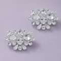 Sprankelende kristallen schoenclips, elegante strass schoengespen voor avondfeest en trouwschoenen. - Fotoshoot Stijl (SC-J052) / 2-Delige Set