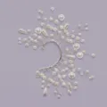 Elegante parel oor manchet elfen oorclip wijnstok tak stijl bruiloft bruid sieraden - Date en Reizen Oorcuff (ERS-J4310S)