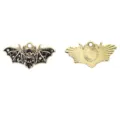Gothic bat pendant charms enamel metal gold tone DIY jewelry making necklace supplies - Gold Bat