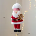 Plush-Chef Weihnachtsmann Hängeornament roter Stoff Weihnachtsbaum hängende Puppendeko - Chefkoch Weihnachtsmann