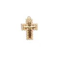 Gold Perle Kreuz Anhänger DIY Schmuckherstellung Halskette Ohrring Legierung Zubehör - Kreuz (8#) / 1 Stück/Packung