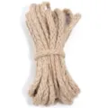 Thickened 8-strand natural jute rope detail, perfect for DIY crafts and plant pots. - 10 Yards/Pack (8mm Width)