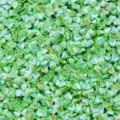 Paillettes per unghie in PVC senza foro da 4 mm taglio diamante verde accessori artigianali. - 30g/Confezione / Verde Iridescente