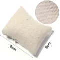 Beige Sackleinen Uhrenkissen Schmuck Armband Display Halter Foto Requisite 9x8cm neu - Tianzi-Gitter / 8x9cm / Beige