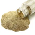 Polvere di glitter dorati variante, paillettes esagonali lucide per artigianato e nail art. - 1/128 / Oro chiaro classico
