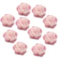 4cm Chiffon zweifarbige handgemachte Blumen DIY Haarnadeln Kleidung Zubehör neu - Hellrosa Und Rosa