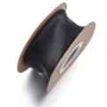 4cm schwarzes Band Rolle für Geschenkverpackung Blumenverpackung und handgemachte DIY Handwerk. - Kartenverpackung / Tintenschwarz mit glattem Rand