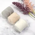 Handgemachte ausgefranste Chiffonbänder Detail für Hochzeitsstrauß Deko und Basteln. - Grau gemischter Stil