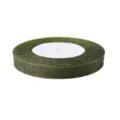 Metallic glitter ribbon roll for craft, DIY bowknot, floral gift wrapping and festive decor. - 0.6cm Width / Black & Gold