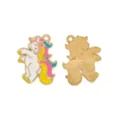 Joli pendentif licorne en alliage breloque pour bracelet collier bijoux faits à la main. - 17.7x24mm