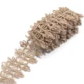 Natural jute burlap ribbon lace trim for rustic wedding craft DIY gift wrapping and sewing decor - Size 13 / 5cm
