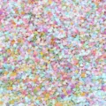 Paillets cœur 3.0mm colorées pour nail art et loisirs créatifs, déco paillettes PVC. - Pack de 30g / Couleurs Mélangées Électroplaquées