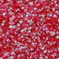 4mm rosso PVC taglio diamante nail art paillettes olografiche accessori artigianali. - 30g/Confezione / Rosso Cangiante
