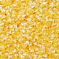 Paillettes per nail art taglio diamante giallo 4mm scaglie glitter PVC senza foro per abbigliamento - 30g/Confezione / Giallo Placcato
