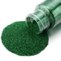 Polvere di glitter verde paillettes esagonali per fai da te artigianato nail art trucco. - Verde standard