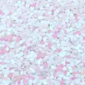 3mm Paillettes Cœur PVC Irisé Rose Blanc Brillantes Nail Art Loisirs Variante Pro - Pack de 30g / Blanc Coloré