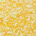 3mm Or PVC Coeur Paillettes Nail Art Flocons Scintillants Artisanat DIY Accessoires Jaune - Pack de 30g / Jaune Plaqué