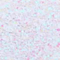 Colorful plated star sequins 3.0mm holeless PVC glitter for garment and nail art decor. - 30g/Bag / AB Iridescent White