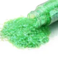 Scaglie di glitter verdi esagonali per nail art, lavori fai-da-te e decorazioni per trucco. - Verde Chiaro Iridescente