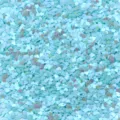 Paillettes coeur bleu 3.0mm sans trou PVC glitter pour nail art vetement accessoires - Pack de 30g / Bleu Irisé