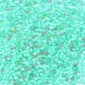 Mint Green 3.0mm PVC Star Sequins Holographic Unholed Nail Art DIY Craft Glitter Accessories - 30g/Bag / AB Color Light Green
