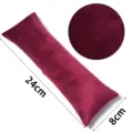Burgunderroter Samt Uhren Armband Display Kissen 24x8cm Schmuck Theke Aufbewahrung Foto Requisite - Samtstoff Stil / 8.5X24cm / Burgunderrot