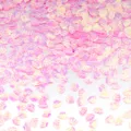 Shiny pink iridescent seashell sequins for nail art and DIY jewelry accessories, 30g pack. - 30g/Pack (8mmx6mm) / Golden Luster Pink