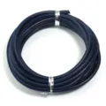 Close-up detail of dark blue leather cord for DIY jewelry making, necklace bracelet accessories. - 3mm, 5 Yards/Pack / Navy Blue