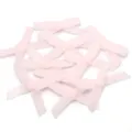 Noeuds en velours rose pour loisirs creatifs, emballage de cadeaux et accessoires vetements. - Largeur du ruban 1 cm / Taille 3.5*6cm (10 Pièces/Paquet) / Rose Clair
