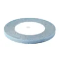Light blue glitter ribbon spool for gift wrapping, DIY crafts, and festive party decoration. - Silver Wire Light Blue