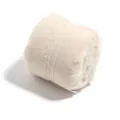 Handgerissene ausgefranste Chiffonband 4cm breit für Hochzeitsstrauß DIY Blumenverpackung - Gebrochenes Weiß