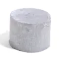 Silver grey crepe paper roll for gift wrapping, DIY flower packaging and party decoration. - Ribbon 25m Long 4.5cm Wide / Silver